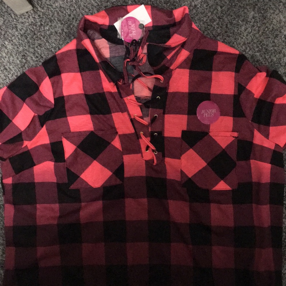 Pink cute flannel